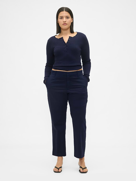 Gap Mid Rise Khakis — photo 6