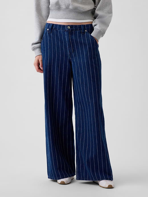 Gap Mid Rise UltraSoft Baggy Jeans — photo 3