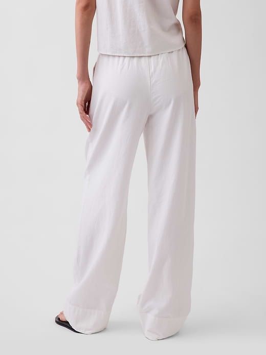 Gap Linen-Blend Easy Wide-Leg Pants — photo 5
