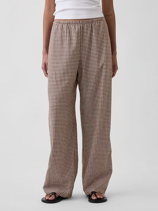 Gap Linen-Blend Easy Wide-Leg Pants — photo 3