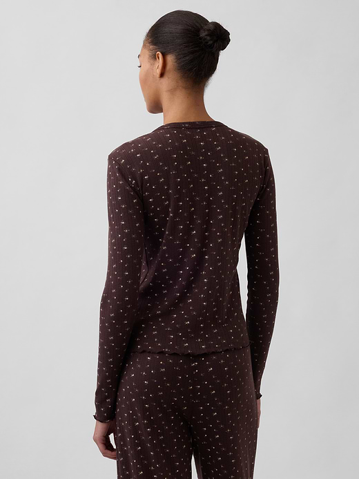 Gap Pointelle PJ Top — photo 4
