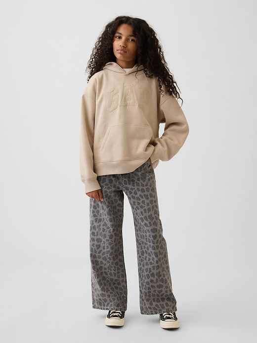Gap Kids Low Rise Stride Wide-Leg Jeans — photo 6