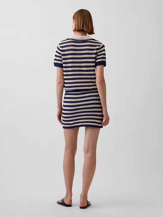 Gap 100% Cotton Crochet Easy Mini Skort — photo 3