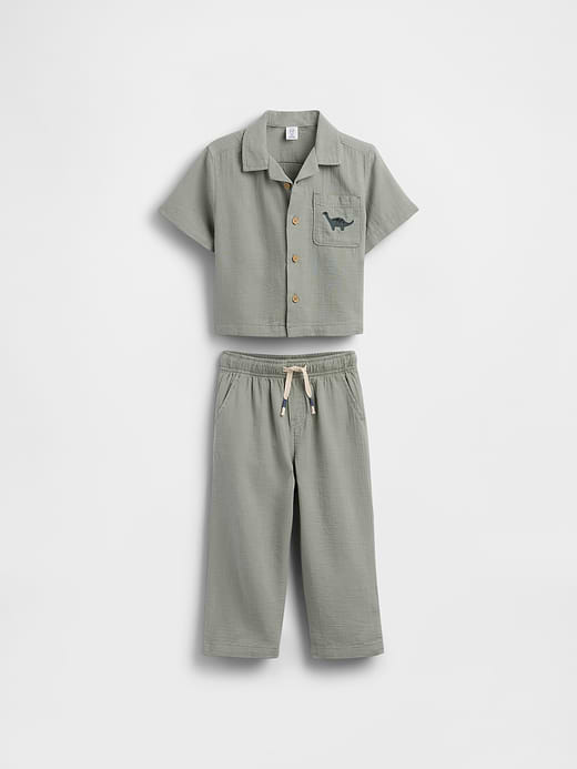 Gap Baby & Toddler Cotton Gauze Outfit Set — photo 3