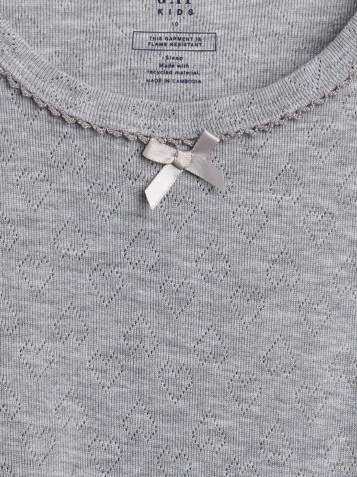 Gap Kids Recycled Pointelle PJ T-Shirt — photo 5