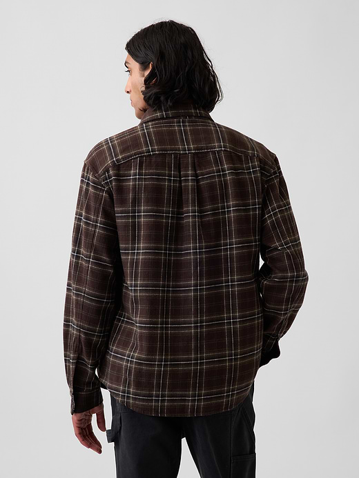 Gap Relaxed Flannel Shirt — photo 4