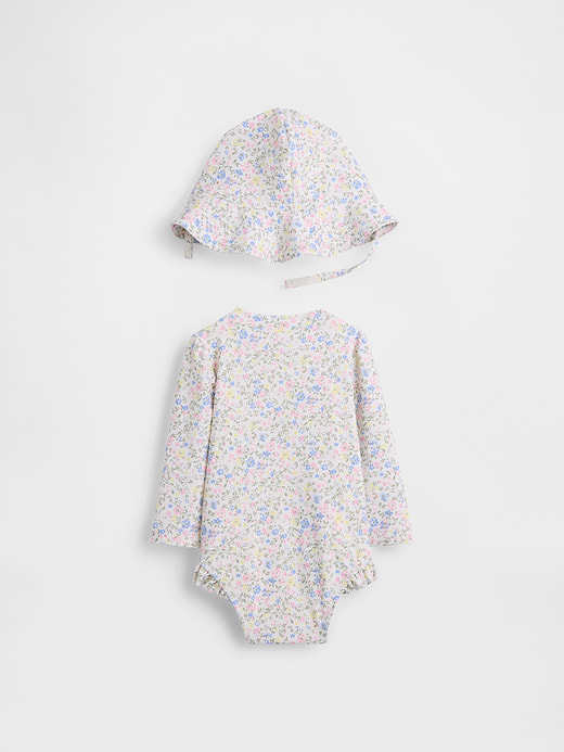 Gap Baby Floral Rash Guard Swim Set — photo 3