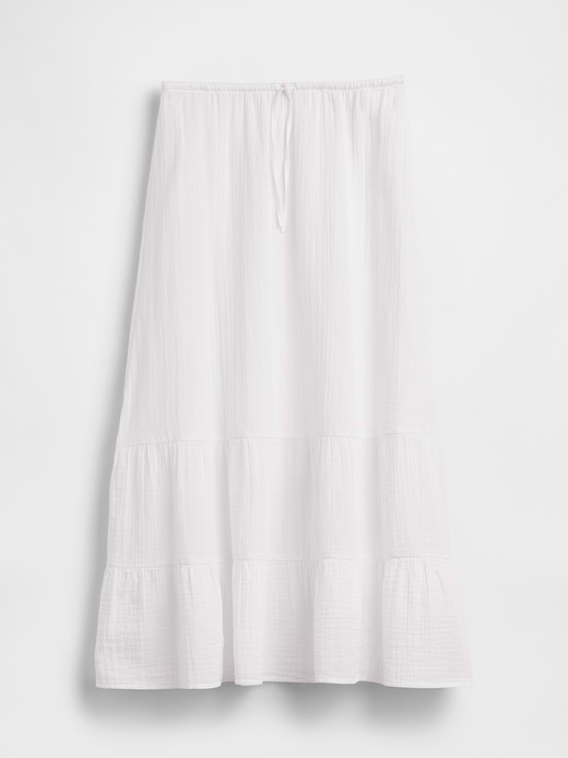 Gap Cotton Gauze Tiered Easy Maxi Skirt — photo 6