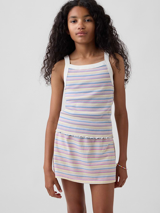 Gap Kids Rib Square-Neck Tank Top — photo 1