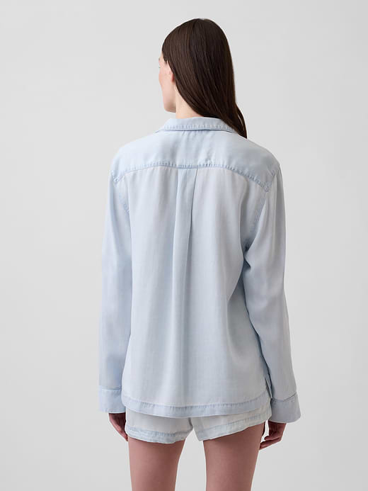 Gap Poplin PJ Shirt — photo 4