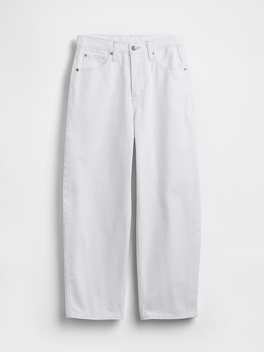 Gap High Rise Crop Barrel Jeans — photo 6