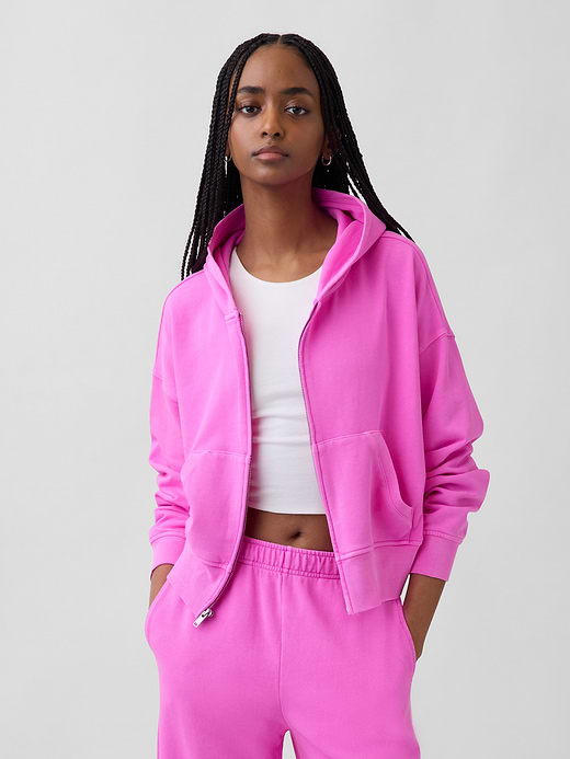 Gap VintageSoft Terry Zip Hoodie — photo 1