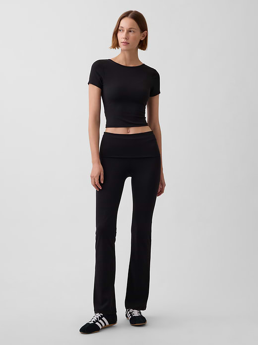 Gap GapFit Smooth Reversible Wrap Crop Top — photo 3