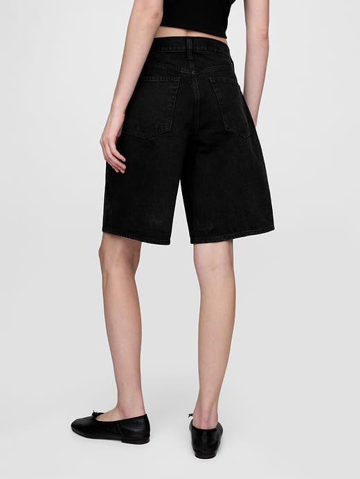Gap 11" Mid Rise Longline Denim Shorts — photo 5