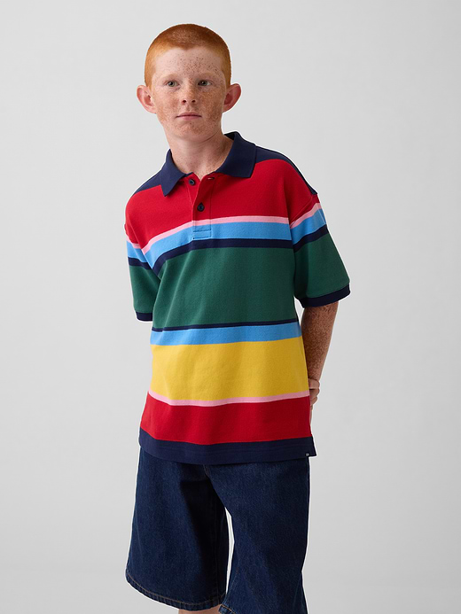 Gap Kids Pique Polo Shirt — photo 1