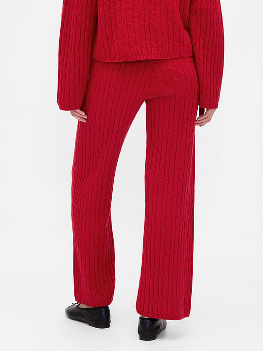 Gap CashSoft Cable-Knit Sweater Pants — photo 5
