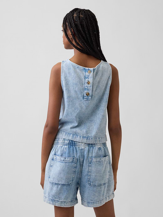 Gap Denim Crop Shell Tank Top — photo 4