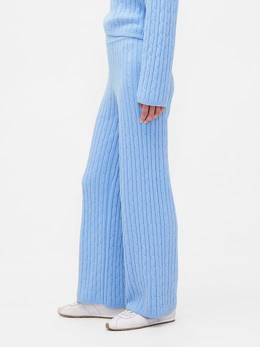 Gap CashSoft Cable-Knit Sweater Pants — photo 4