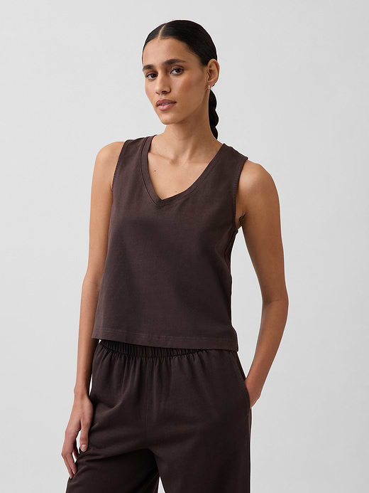 Gap Knit Crop Tank Top — photo 1
