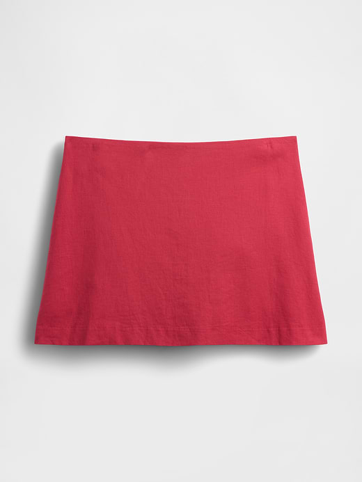 Gap Linen-Blend Mini Skort — photo 7
