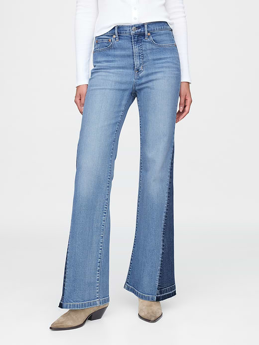 Gap High Rise '70s Flare Jeans — photo 3