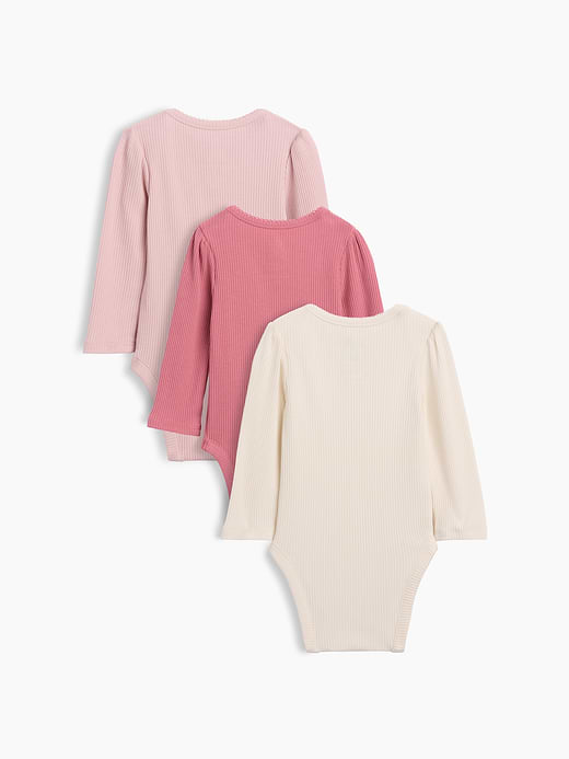 Gap Baby First Favorites TinyRib Bodysuit (3-Pack) — photo 3