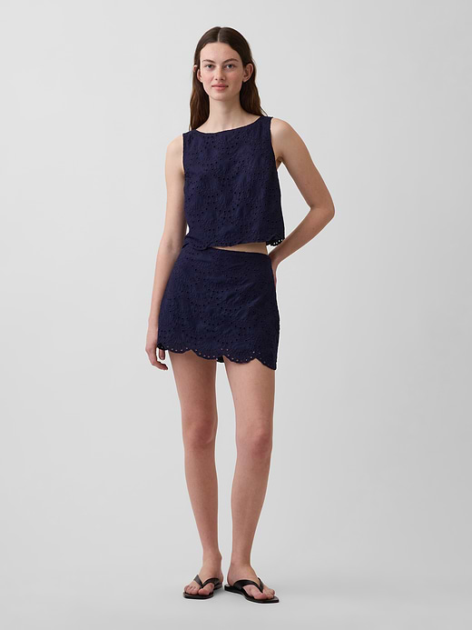 Gap Eyelet Mini Skort — photo 1