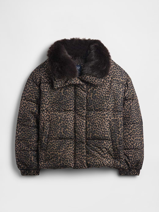 Gap Faux Fur-Trim Puffer Jacket — photo 6