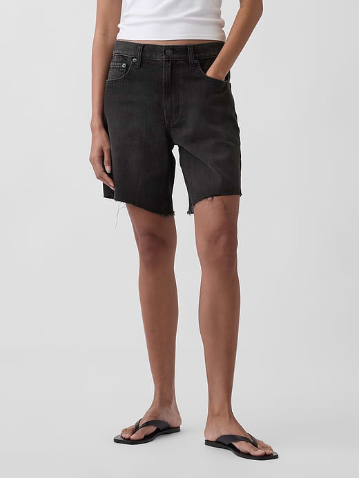 Gap 8" Mid Rise UltraSoft Loose Bermuda Shorts — photo 3
