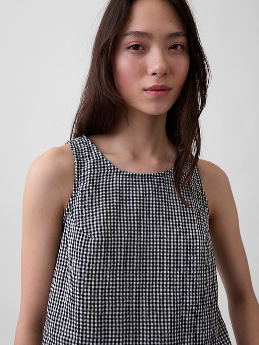 Gap Cotton Gauze Racer Shell Tank Top — photo 5