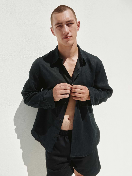 Gap 100% Linen Classic Shirt — photo 7
