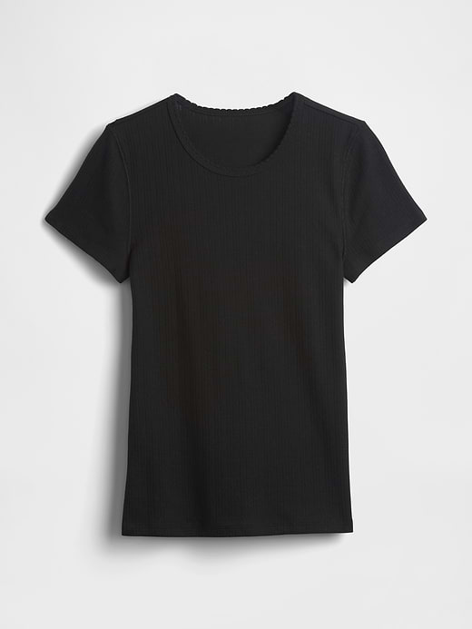 Gap Pointelle Crew T-Shirt — photo 6
