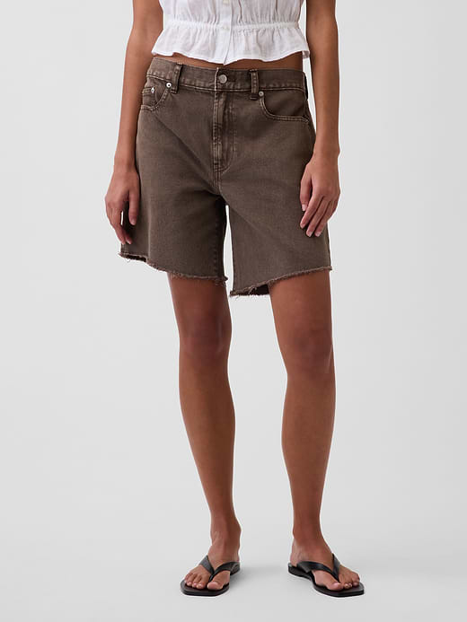 Gap 8" Mid Rise UltraSoft Loose Bermuda Shorts — photo 3