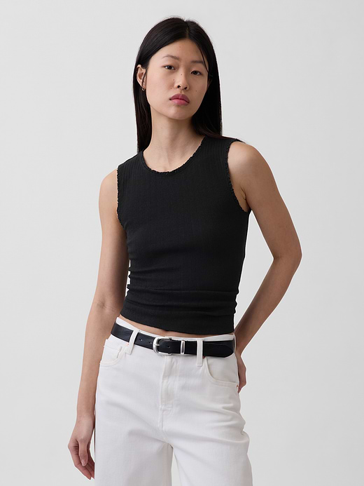 Gap Pointelle Shell Tank Top — photo 1