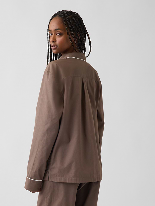 Gap Poplin PJ Shirt — photo 3