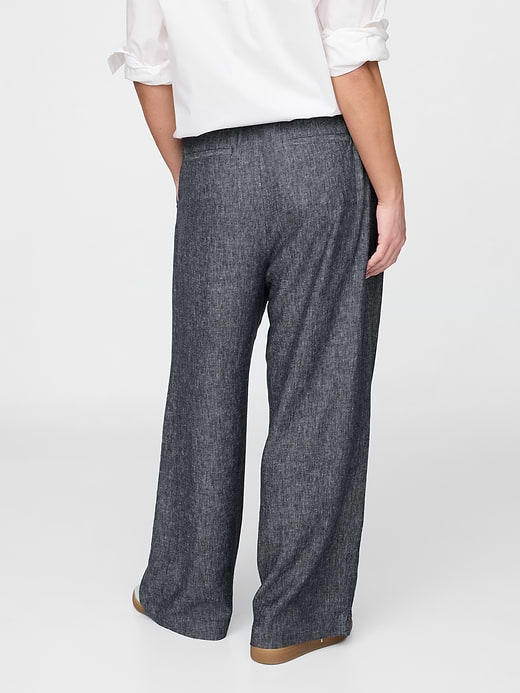 Gap 365 High Rise Linen-Blend Trousers — photo 7
