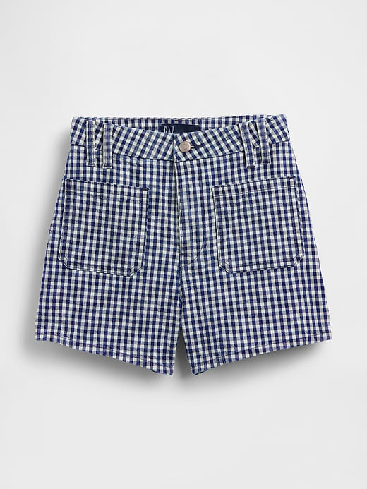Gap 3.5" High Rise Relaxed Straight Denim Shorts — photo 6