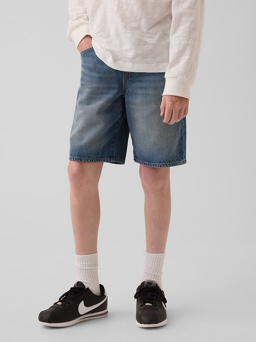 Gap Kids UltraSoft '90s Loose Easy Denim Shorts — photo 4