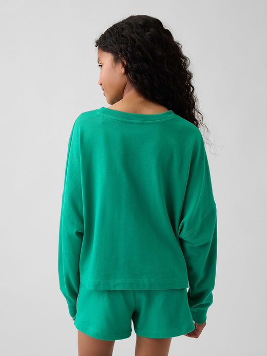 Gap Kids Heavyweight Oversized Seam T-Shirt — photo 4