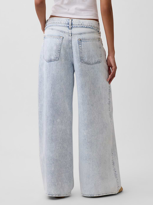 Gap Mid Rise UltraSoft Baggy Jeans — photo 5