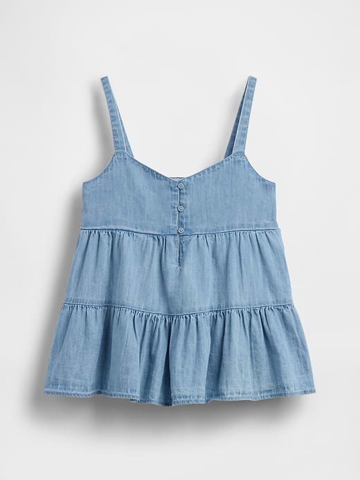 Gap Kids Denim Tiered Tank Top — photo 3