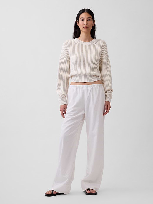 Gap Linen-Blend Easy Wide-Leg Pants — photo 7