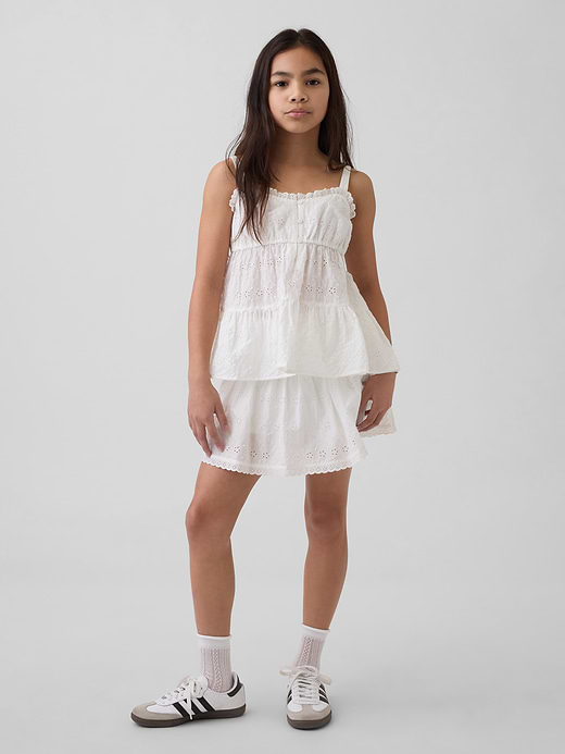 Gap Kids Denim Tiered Tank Top — photo 5