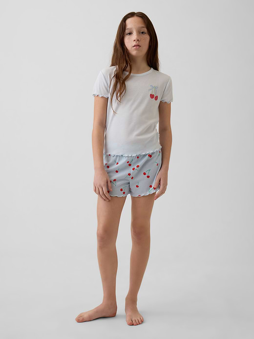 Gap Kids Recycled Rib PJ Short Set — photo 1