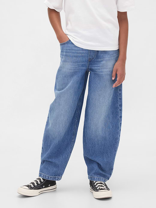 Gap Kids Easy Baggy Taper Jeans — photo 4