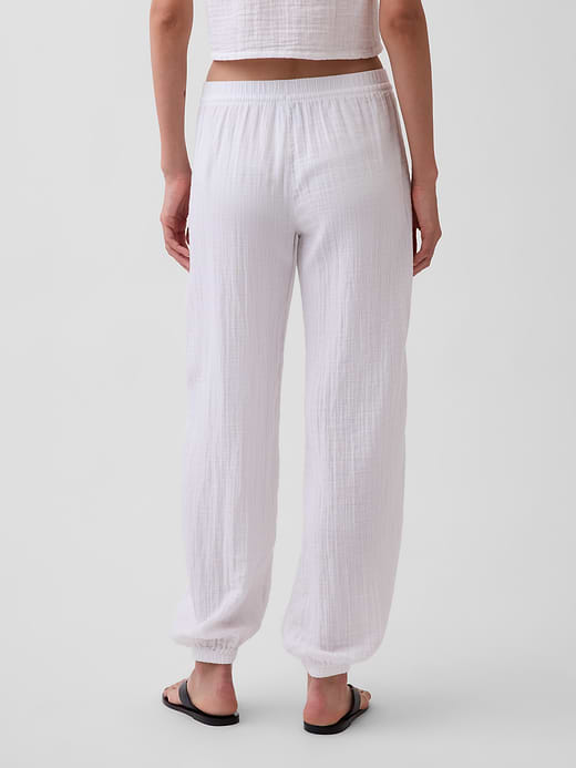 Gap Cotton Gauze Easy Joggers — photo 5