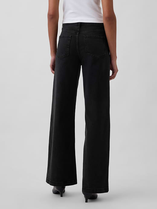 Gap High Rise Stride Wide-Leg Jeans — photo 5