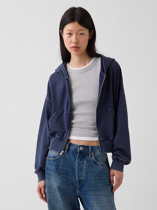Gap VintageSoft Terry Zip Hoodie — photo 1