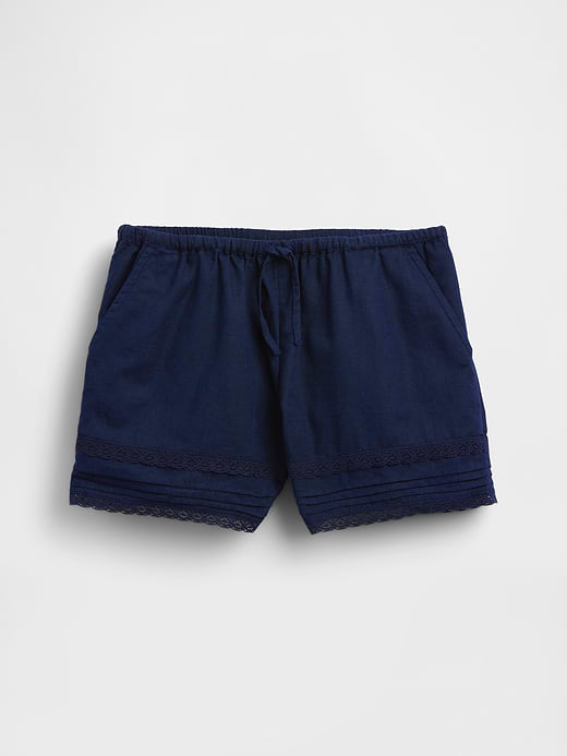 Gap Kids Linen-Cotton Lace-Trim Easy Shorts — photo 3