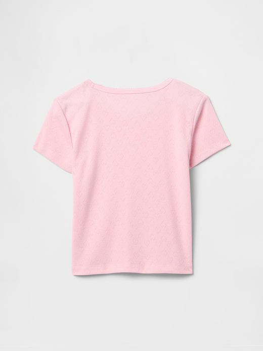 Gap Kids Recycled Pointelle PJ T-Shirt — photo 3